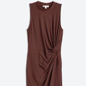 NINE BRITTON Marisol Knit Fitted Midi Dress